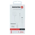 Miniatyrbild 2 av 3: Swissten - 22055510 - Magnetisk, Lightning- och USB-C-kabel för snabbladdning av Apple Watch och iPhone (1,2 m) - Vit