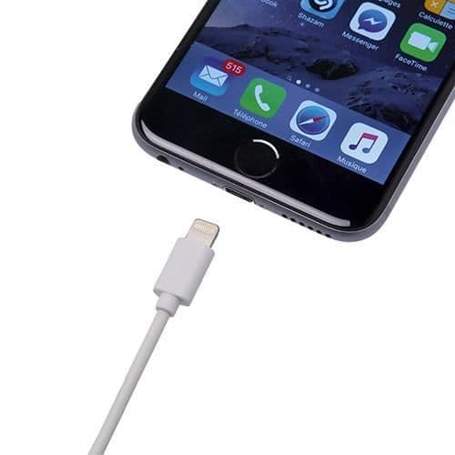 ISIUM - MFI LIGHTNING KABEL VIT 1M