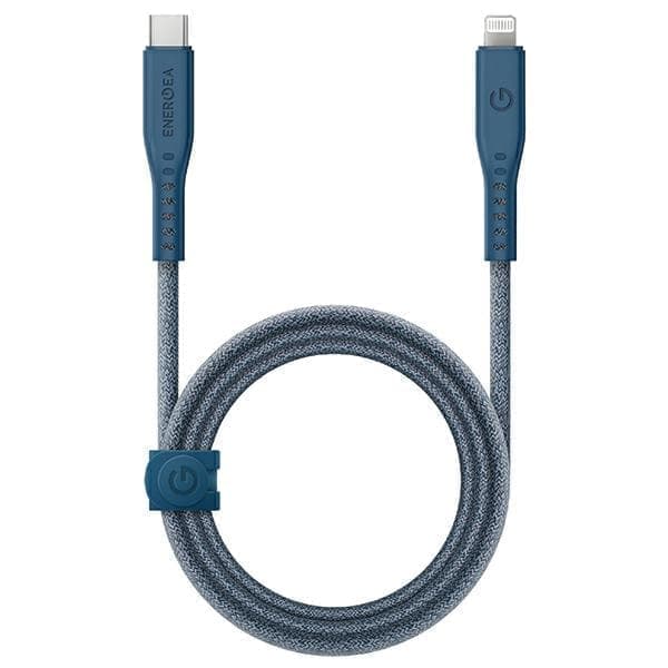 ENERGEA Flow USB-C - Lightning C94 MFI-kaapeli 1,5m sininen/sininen 60W 3A PD Pikalataus