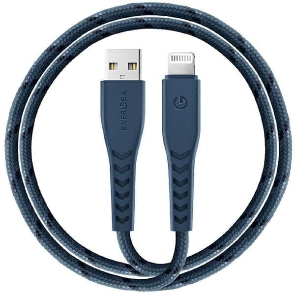 ENERGEA Nyloflex USB - Lightning Charge and Sync C89 MFI-kaapeli 1,5 m sininen/sininen