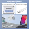 Miniatyrbild 3 av 6: 109W USB C-laddare för Mac Book Pro, kompatibel med Mac Book Air 13 tum, Mac Book Pro 13, 14, 15, 16 tum, iPad Pro 10.9, 11