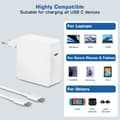Miniatyrbild 5 av 6: 109W USB C-laddare för Mac Book Pro, kompatibel med Mac Book Air 13 tum, Mac Book Pro 13, 14, 15, 16 tum, iPad Pro 10.9, 11