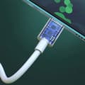 Miniatyrbild 6 av 6: Typ-C till Type-C-kabel, supersnabbladdning, EP-DG977BWE, 1m - Samsung - Vit