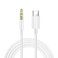 Miniatyrbild 2 av 5: Adapterkabel för ZTE Blade A75 5G, USB C till minijack 3,5 mm Auxiliary Audio