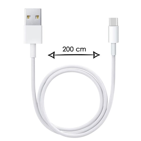 USB-C-kabel för BLU G64 - Typ C snabbladdnings- och synkroniseringskabel - 2 meter