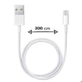 Miniatyrbild 3 av 4: USB-C-kabel för Samsung Galaxy A16 5G - Typ C snabbladdnings- och synkroniseringskabel - 3 meter