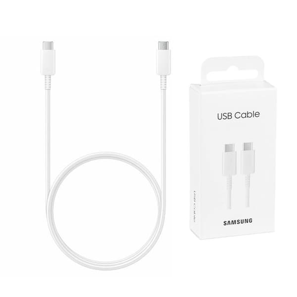 USB Typ C-kabel - USB Typ C - 25W snabbladdning - SAMSUNG - 1 M - Vit