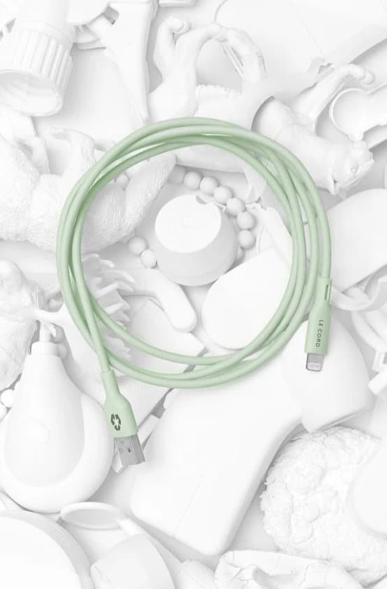 Multiple colors - iPhone Lightning cable · 1.2 meter · Made of recycled plastics, laddsladd, laddkabel.