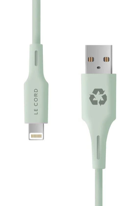 Multiple colors - iPhone Lightning cable · 1.2 meter · Made of recycled plastics, laddsladd, laddkabel.