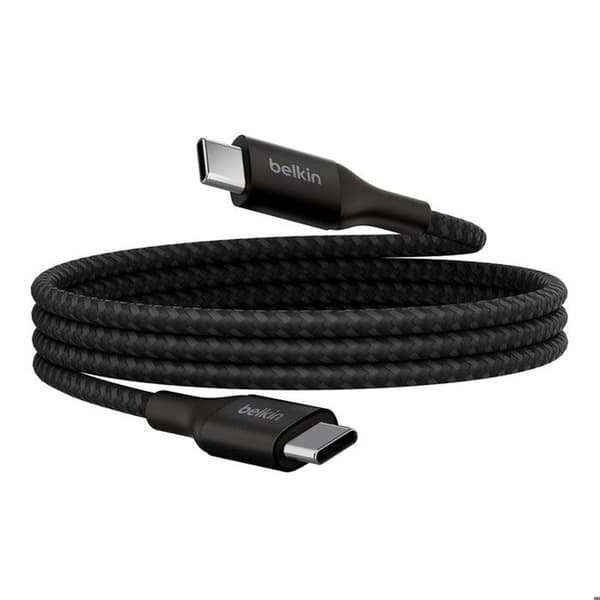 Belkin flätad USB-A till USB-C-kabel - 2m svart