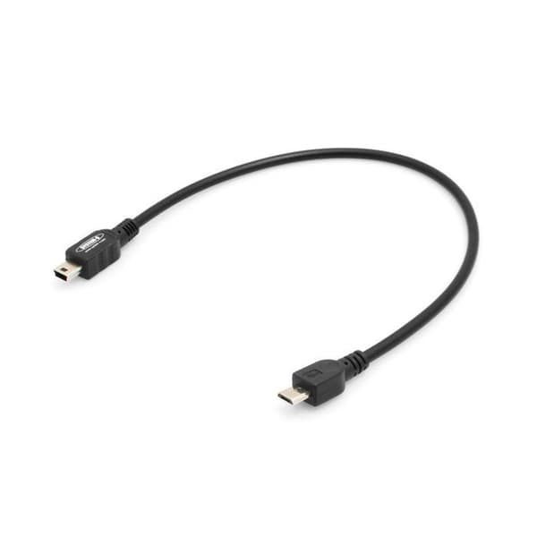 Systems telefonkabel - 45971214ve - Kort Micro USB till Mini, USB-laddningskabel, 30 cm