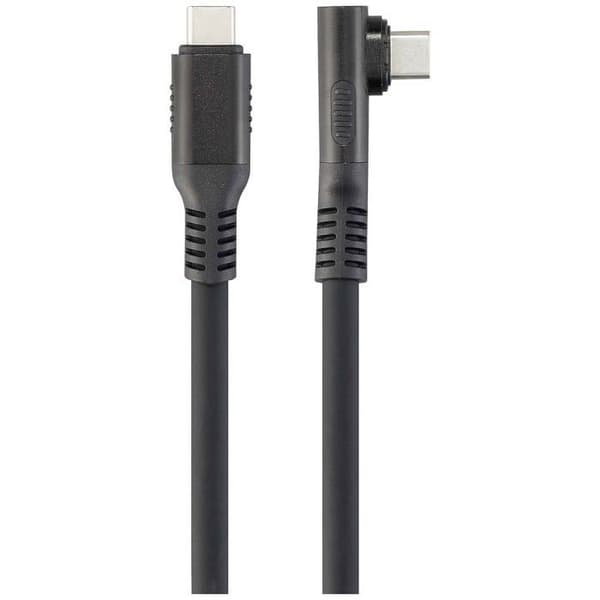 Renkforce USB-C Kabel USB4™ USB-C® han till han 1.00 m svart 8K UHD RF-6438138