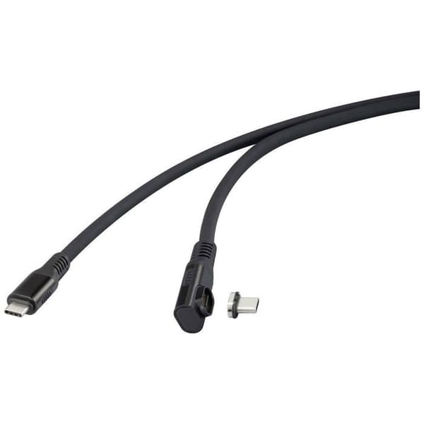 Renkforce USB-C Kabel USB4™ USB-C® han till han 1.00 m svart 8K UHD RF-6438138