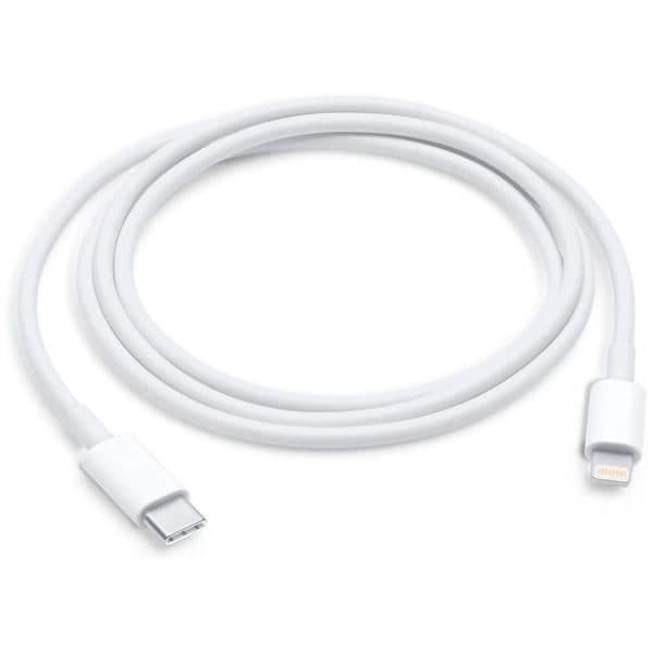 JC MX0K2ZM/A Lightning till USB-C-kabel 1 meter lång kabel Högkvalitativ Lightning till USB-C-kontakt kompatibel