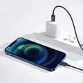 Miniatyrbild 3 av 4: BASEUS Blue 2m 20W PD snabbladdningskabel Kompatibel med alla iPhone