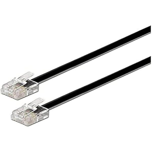 Telefonkabel - AISENS - A143 - RJ11 - 2 m - 6P4 C - Svart