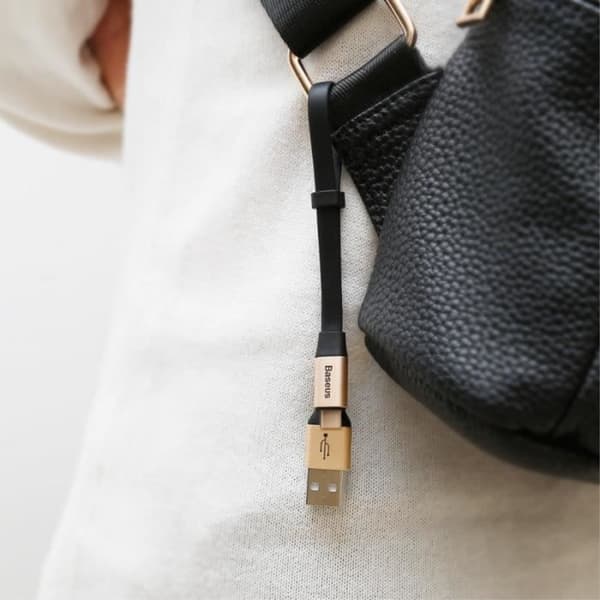 Baseus Black USB-C Kort USB-kabel för ASUS - BLACKBERRY - CROSSCALL - GOOGLE - HTC - HUAWEI - NOKIA - ONEPLUS - OPPO - SAMS... och +
