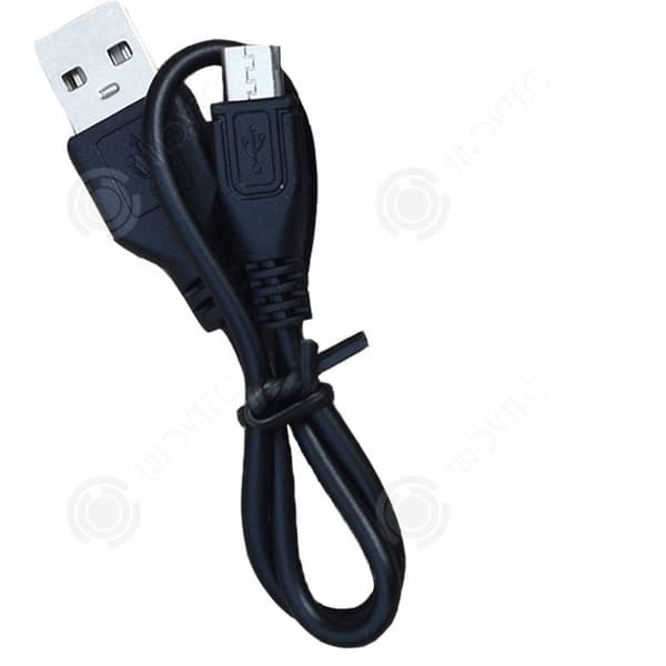 INN Android Laddningskabel 50cm Android Laddningskabel Svart 1a 2 Pin USB Kabel Bluetooth Högtalare Laddningskabel