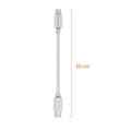 Miniatyrbild 3 av 6: Lot 3 Kablar 20 cm USB-C Lightning Laddare Vit för iPhone X/XS/XS MAX/XR/7/7 PLUS/8/8 PLUS/6/6S/6PLUS/5/5S/SE/AirPods Phonillico