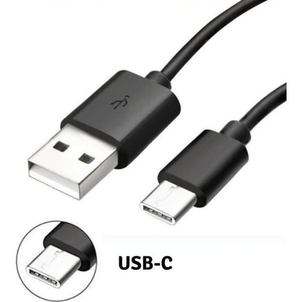 Kabeltyp USB-C Laddare Svart [Kompatibel med Huawei MATE 9-9PRO-10PRO-20-20LITE-20PRO] Micro USB-port 1 Meter [Phonillico®]