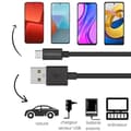 Miniatyrbild 3 av 5: Lot 3 Kablar 20cm USB-C Svart för Xiaomi Mi 10 / Mi 10 PRO / Mi 10 LITE Phonillico®