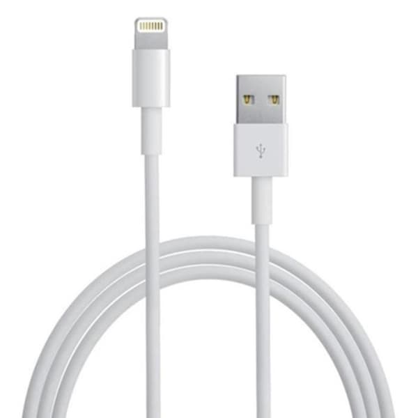 [Kompatibel iPad 2017-2018-AIR-MINI-PRO] Kabel USB Laddare Vit 1 Meter [Phonillico®]