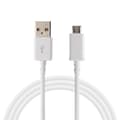 Miniatyrbild 1 av 2: [Kompatibel Samsung Galaxy ALPHA-COREPRIME-GRANDPRIME] Kabel USB Laddare Vit Micro USB 1 Meter [Phonillico®]