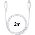 Miniatyrbild 1 av 3: "Kabel USB-C USB-C 2m för MacBook - MacBook Air - MacBook Pro - iMac - Mac mini Phonillico®"