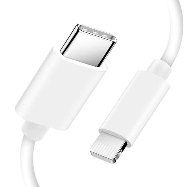LOT 2 USB-C Lightning-kabel 2m för iPhone 14-14 PLUS-14 PRO-14 PRO MAX-13-13 MINI-13 PRO-13 PRO MAX-12-12 PRO-11 PRO-SE Phonillico®