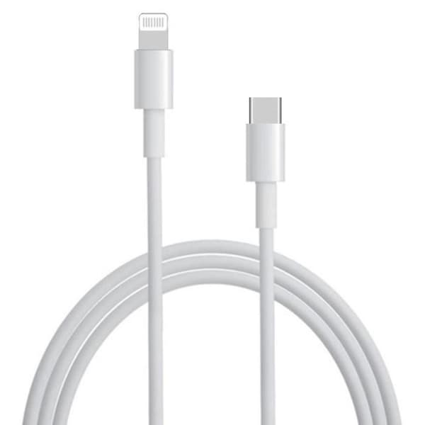 LOT 2 USB-C Lightning-kabel 2m för iPhone 14-14 PLUS-14 PRO-14 PRO MAX-13-13 MINI-13 PRO-13 PRO MAX-12-12 PRO-11 PRO-SE Phonillico®