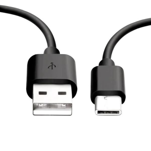 USB-C-kabel för Oppo A54 5G - OPPO A74 5G - OPPO A94 5G - USB-C laddkabel Svart 1 Meter Phonillico®