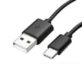 Miniatyrbild 1 av 4: USB-C-kabel för Samsung Galaxy Tab S6 Lite 10.4 - Tab A 8.4 - Tab A7 10.4 - Tab A7 Lite 8.7 - Svart 1 Meter Phonillico®