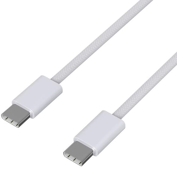 Lot 3 USB-C till USB-C kablar för AirPods 4 / AirPods Pro 2 / AirPods Max (2024) - 1 meter flätad nylonkabel Phonillico®