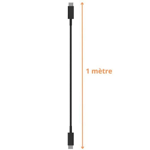 Lot 2 Snabba USB-C till USB-C 1m kablar för Samsung Galaxy S23 PLUS-S23 ULTRA-S22 PLUS-S22 ULTRA-TAB S9-TAB S8-TAB S7 Phonillico®