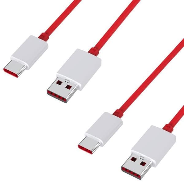 Lot med 2 snabba USB-C-kablar 1 m för OnePlus 11-10 Pro-8 Pro-8-7T Pro-6T-6-5T-Nord CE 3 Lite-Nord CE 2-Nord 2T-Ace Phonillico®