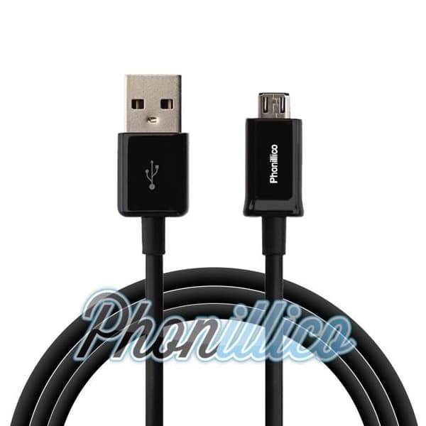 Kabel USB Svart kompatibel med Sony Xperia Z5 - Phonillico®