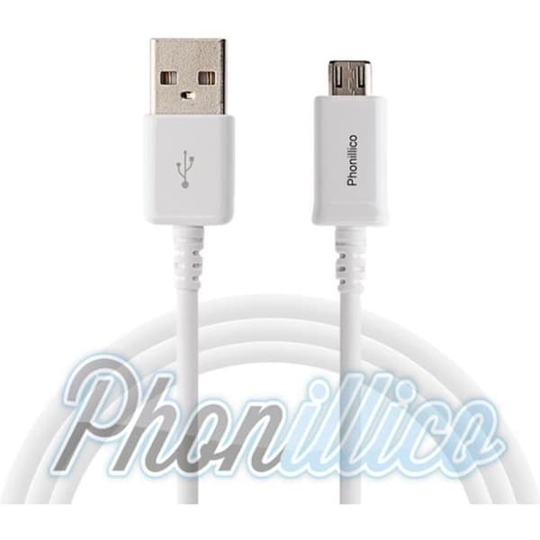 USB-laddarkabel vit kompatibel med Samsung Galaxy S7 Edge - Phonillico®