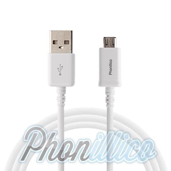USB-kabel Vit kompatibel med Sony Xperia Z5 COMPACT - Phonillico®