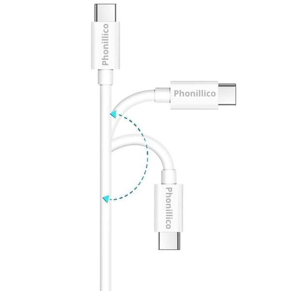 Kabel för Astro Gaming A20 - USB-C-kabel Vit 3 Meter Phonillico