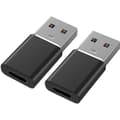Miniatyrbild 1 av 4: USB 3.0 till USB-C-adapter, kompatibel med laddare, stationära datorer etc. till USB C Samsung-Xiaomi-Huawei etc. [Förpackning 2] Phonillico®