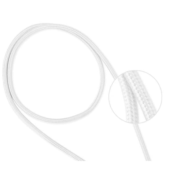 USB-C-kabel för Huawei MatePad Pro 10.8 (2019) - MatePad Pro 10.8 (2021) - MatePad 11 (2021) - Vit nylon 1 meter Phonillico®