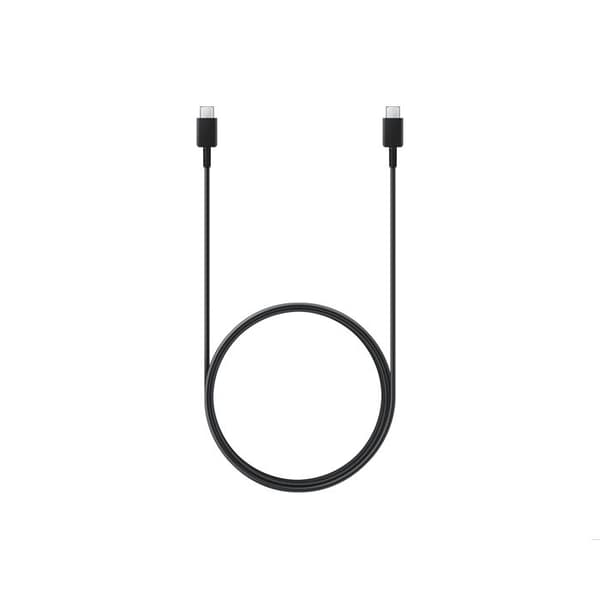 Samsung mobiltelefonladdare USB-C till USB-C-kabel, längd 1,8m, 25W snabbladdning