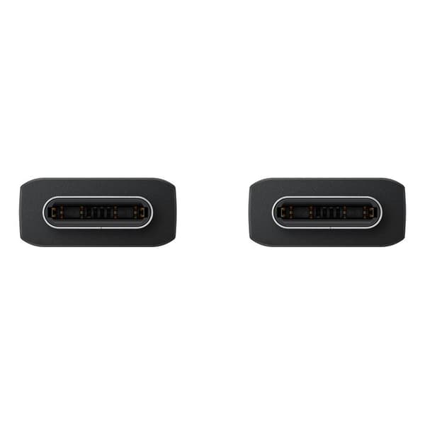 Samsung mobiltelefonladdare USB-C till USB-C-kabel, längd 1,8m, 25W snabbladdning