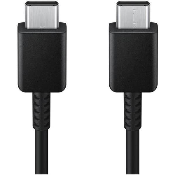 Samsung mobiltelefonladdare USB-C till USB-C-kabel, längd 1,8m, 25W snabbladdning