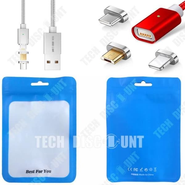 TD® Magnetic Data Cable One Drag Three Stabil och inte varm Mycket stark magnetisk kraft