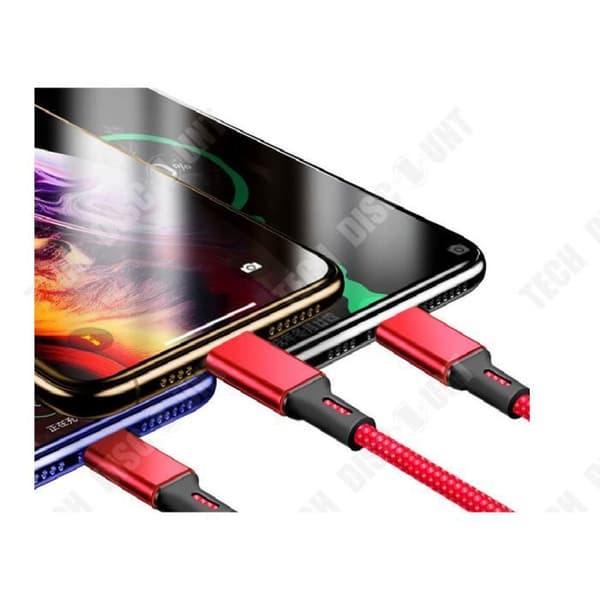 TD® USB-kabel 3-i-1-design Snabb och säker dataöverföring