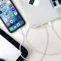 Miniatyrbild 3 av 4: iPhone USB-C till Lightning-kabel – 1 meter Mayaxess Vit