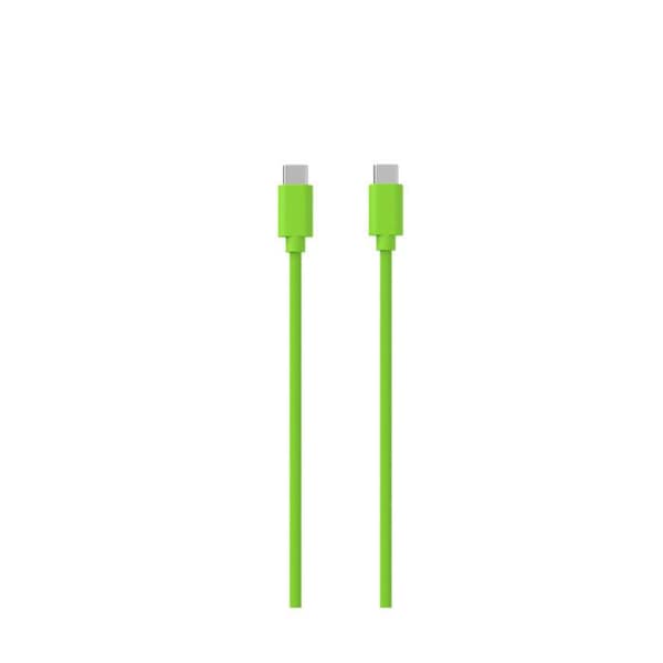 USB-C till USB-C 3A Laddning och Synkronisering Collection POP 1,5m Jaym Grön