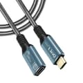 Miniatyrbild 2 av 2: USB-C-kabel - LinQ - Snabbladdning - 2m - Grå / Svart