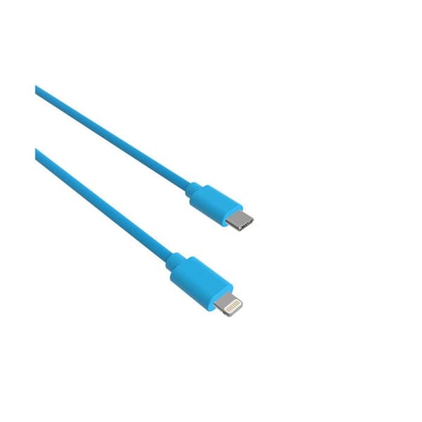 Laddningskabel Lightning till USB-C PD 12W för laddning och synkronisering Collection POP 1,5m Jaym Blå